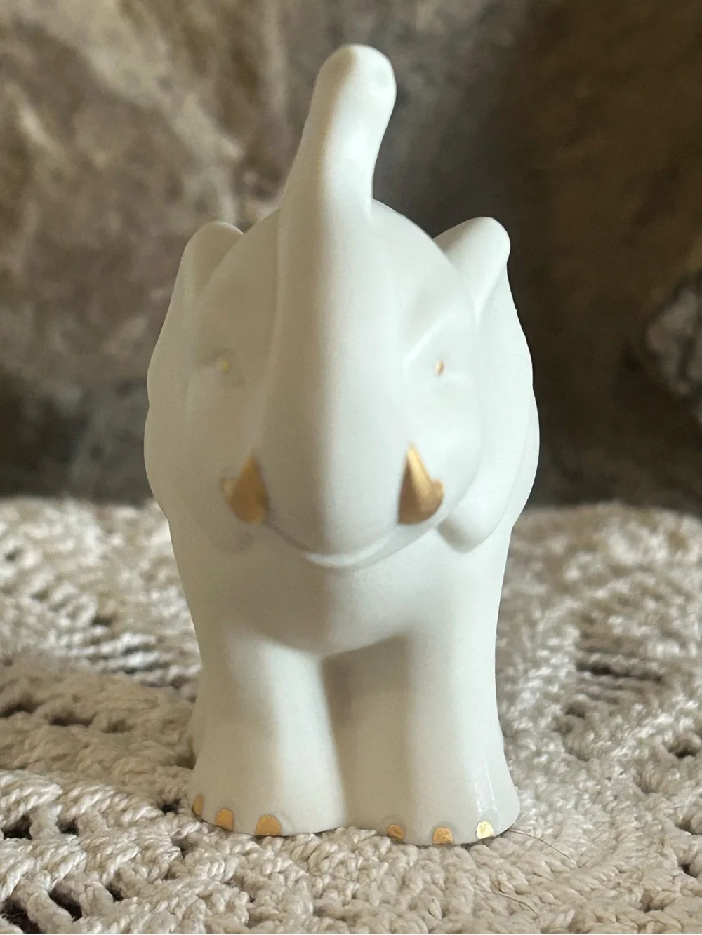 Vintage Lenox Everyday Wishes Good Fortune Elephant Figurine
